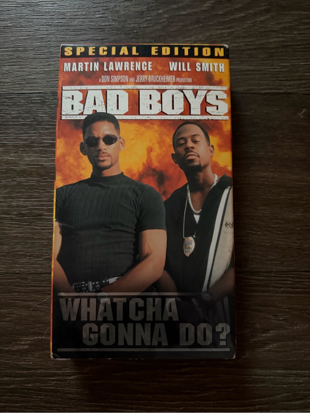 Bad Boys Special Edition VHS Tape 1995